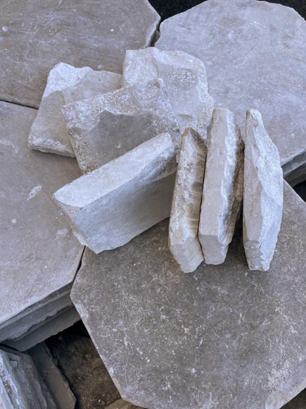 Environ 5 m² de sol à cabochons en pierre Environ 5 m² de sol à cabochons en pierre-2