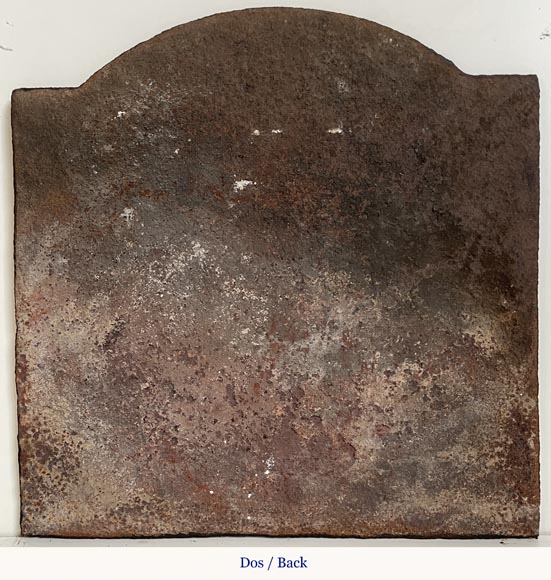 Plaque de cheminée de style Louis XVI au profil de femme Plaque de cheminée de style Louis XVI au profil de femme-6