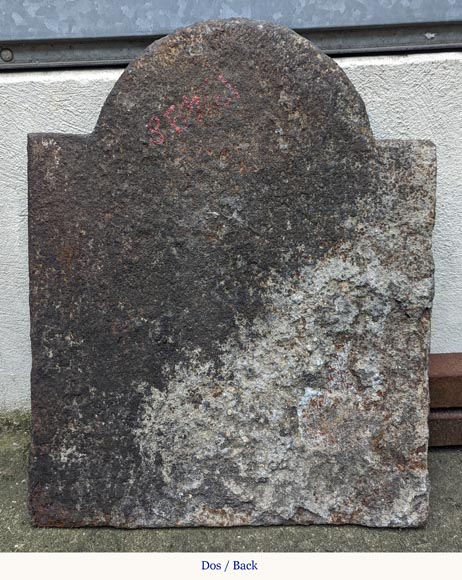 Plaque de cheminée au caducée de Mercure et cornes d'abondance Plaque de cheminée au caducée de Mercure et cornes d'abondance-5