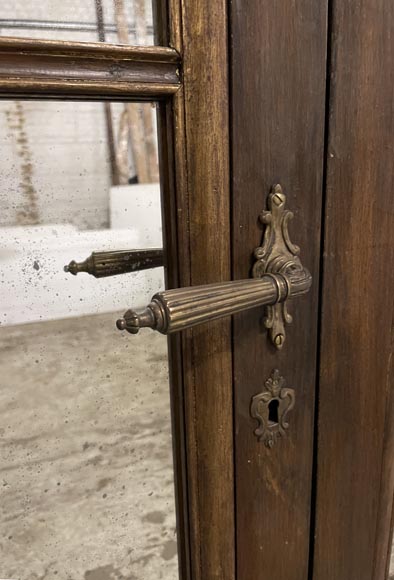 Eléments de boiseries avec décor en velours et cuir de Cordoue, XIXe siècle Eléments de boiseries avec décor en velours et cuir de Cordoue, XIXe siècle-12