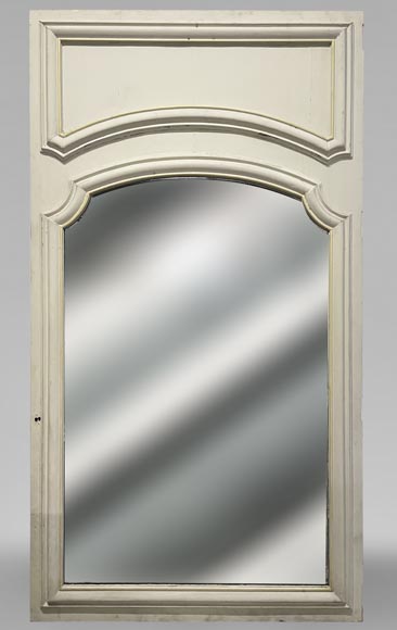 Trumeau en bois peint mouluré Trumeau en bois peint mouluré-0