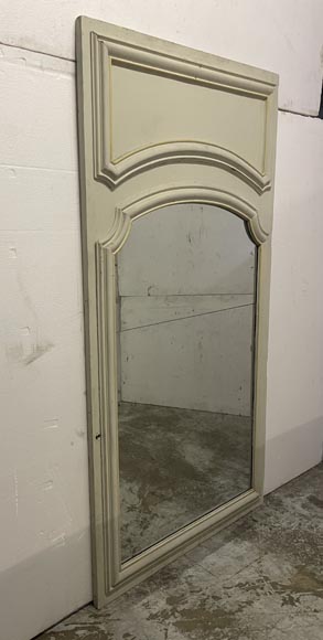 Trumeau en bois peint mouluré Trumeau en bois peint mouluré-2