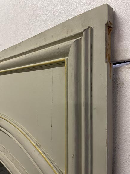 Trumeau en bois peint mouluré Trumeau en bois peint mouluré-4