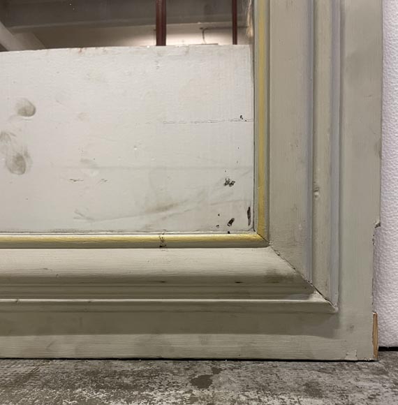 Trumeau en bois peint mouluré Trumeau en bois peint mouluré-7