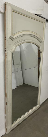 Trumeau en bois peint mouluré Trumeau en bois peint mouluré -2