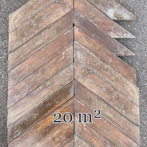 Lot de 20m² de parquet Point de Hongrie en chêne