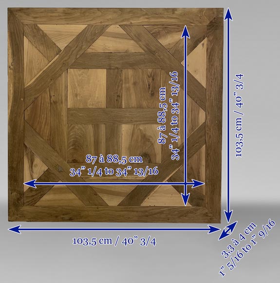 Lot d'environ 19,5m² de parquet Arenberg, XIXe siècle Lot d'environ 19,5m² de parquet Arenberg, XIXe siècle-7