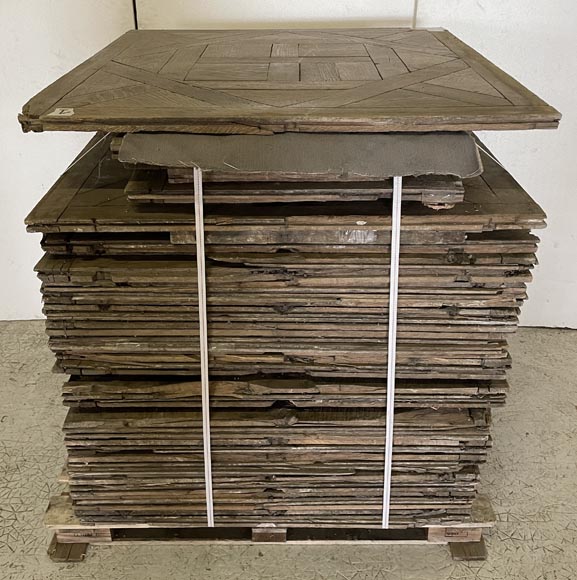 Lot d'environ 34m² de paquet Arenberg, XVIIIe siècle Lot d'environ 34m² de paquet Arenberg, XVIIIe siècle-10