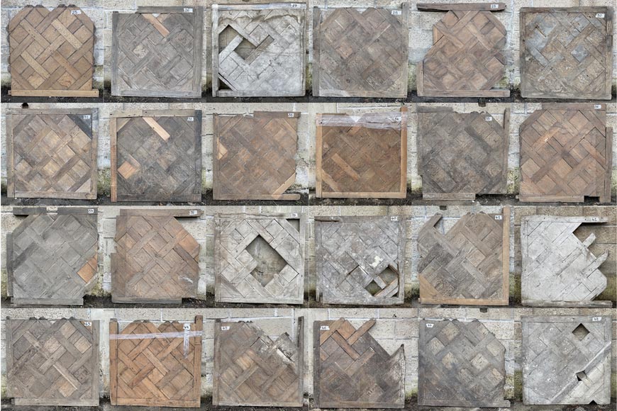 Lot de 45m² de parquet ancien Versailles, XVIIIe siècle Lot de 45m² de parquet ancien Versailles, XVIIIe siècle-2