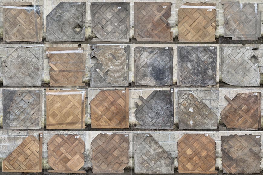 Lot de 45m² de parquet ancien Versailles, XVIIIe siècle Lot de 45m² de parquet ancien Versailles, XVIIIe siècle-3