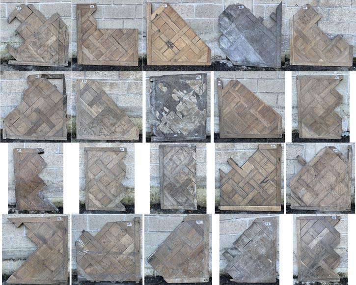 Lot de 45m² de parquet ancien Versailles, XVIIIe siècle Lot de 45m² de parquet ancien Versailles, XVIIIe siècle-4