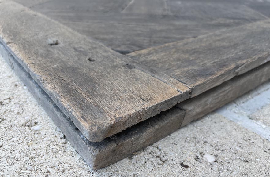 Environ 11 m² de parquet Versailles en chêne, XVIIIe siècle Environ 11 m² de parquet Versailles en chêne, XVIIIe siècle-4