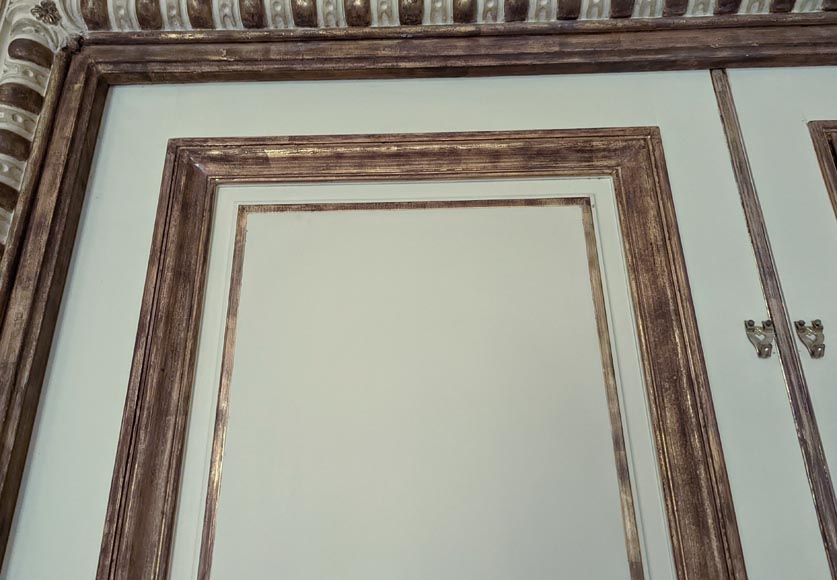 Lot de trois doubles portes moulurées, XIXe siècle Lot de trois doubles portes moulurées, XIXe siècle-4