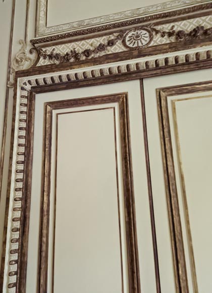 Lot de trois doubles portes moulurées, XIXe siècle Lot de trois doubles portes moulurées, XIXe siècle-8