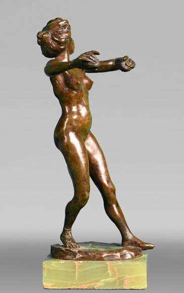François-Rupert CARABIN, Troisième Danseuse aux crotales, 1906 François-Rupert CARABIN, Troisième Danseuse aux crotales, 1906-1