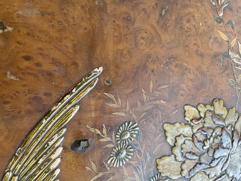 Louis MAJORELLE (attr.à) Table à thé à décor en vernis Martin, vers 1880-1890 Louis MAJORELLE (attr.à) Table à thé à décor en vernis Martin, vers 1880-1890-6