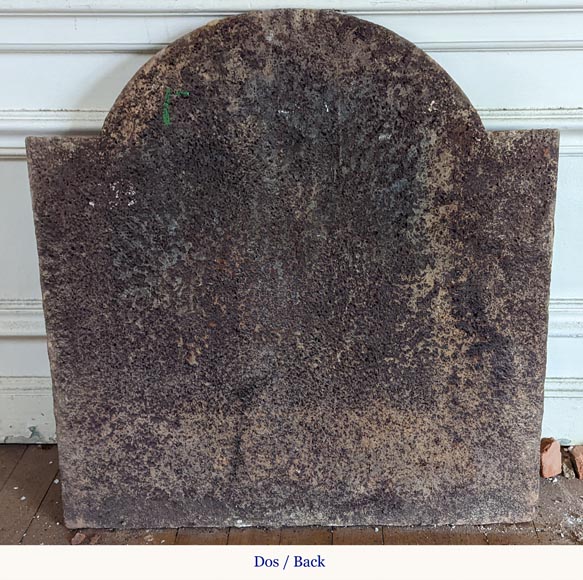 Belle plaque de cheminée aux armes de France Belle plaque de cheminée aux armes de France-8