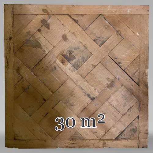 Environ 30m² de parquet Versailles moderne