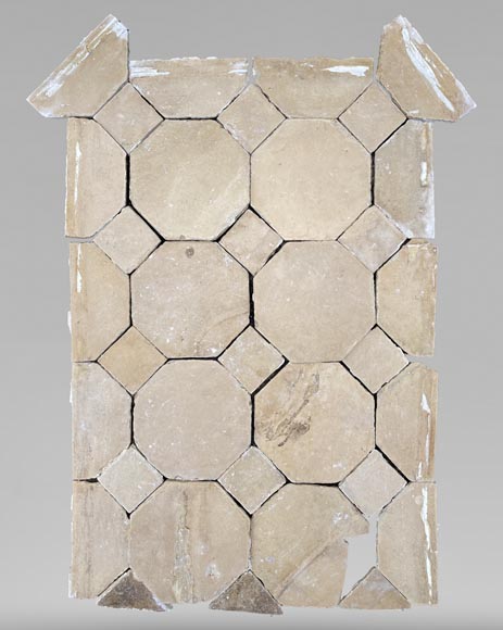 Petite pièce de sol à cabochons en pierre Petite pièce de sol à cabochons en pierre-0