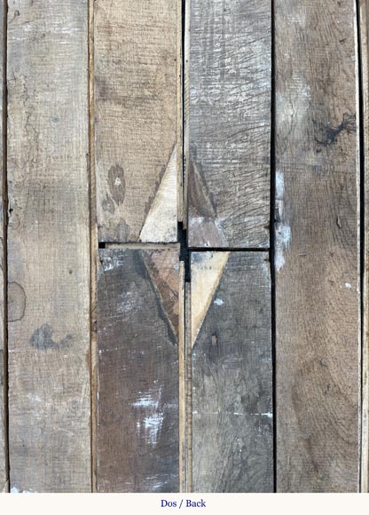 Lot d'environ 60 m² de parquet linéaire orné de losanges en marqueterie, vers 1820 Lot d'environ 60 m² de parquet linéaire orné de losanges en marqueterie, vers 1820-9