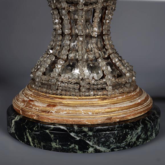 Paire de lampe en cristal anciennes Paire de lampe en cristal anciennes-7