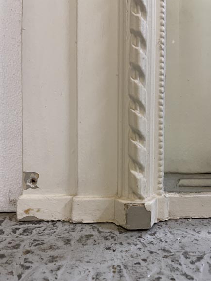 Trumeau de style Louis XVI au dessus arrondi et au ruban Trumeau de style Louis XVI au dessus arrondi et au ruban-6