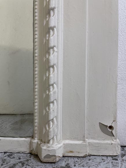 Trumeau de style Louis XVI au dessus arrondi et au ruban Trumeau de style Louis XVI au dessus arrondi et au ruban-7