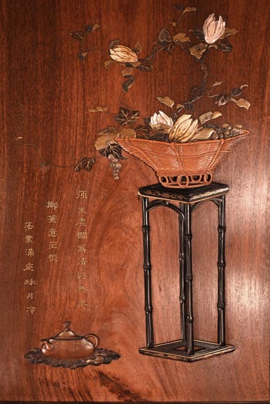 Gabriel VIARDOT (attribué à), Vitrine-armoire japonisante, fin du XIXe siècle Gabriel VIARDOT (attribué à), Vitrine-armoire japonisante, fin du XIXe siècle-2