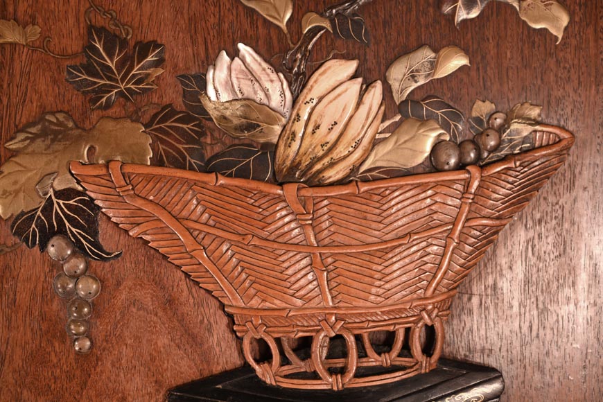 Gabriel VIARDOT (attribué à), Vitrine-armoire japonisante, fin du XIXe siècle Gabriel VIARDOT (attribué à), Vitrine-armoire japonisante, fin du XIXe siècle-3