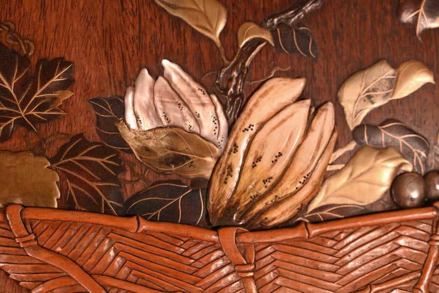 Gabriel VIARDOT (attribué à), Vitrine-armoire japonisante, fin du XIXe siècle Gabriel VIARDOT (attribué à), Vitrine-armoire japonisante, fin du XIXe siècle-4