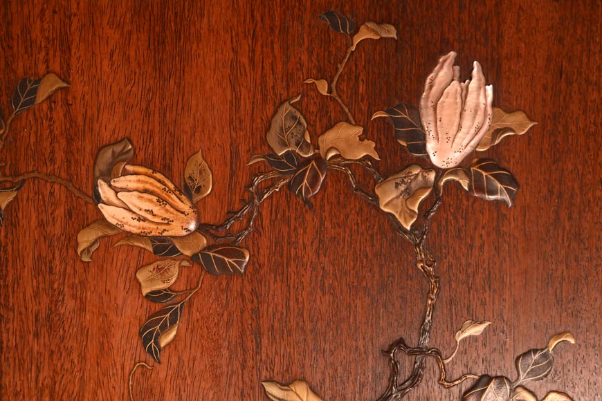 Gabriel VIARDOT (attribué à), Vitrine-armoire japonisante, fin du XIXe siècle Gabriel VIARDOT (attribué à), Vitrine-armoire japonisante, fin du XIXe siècle-5