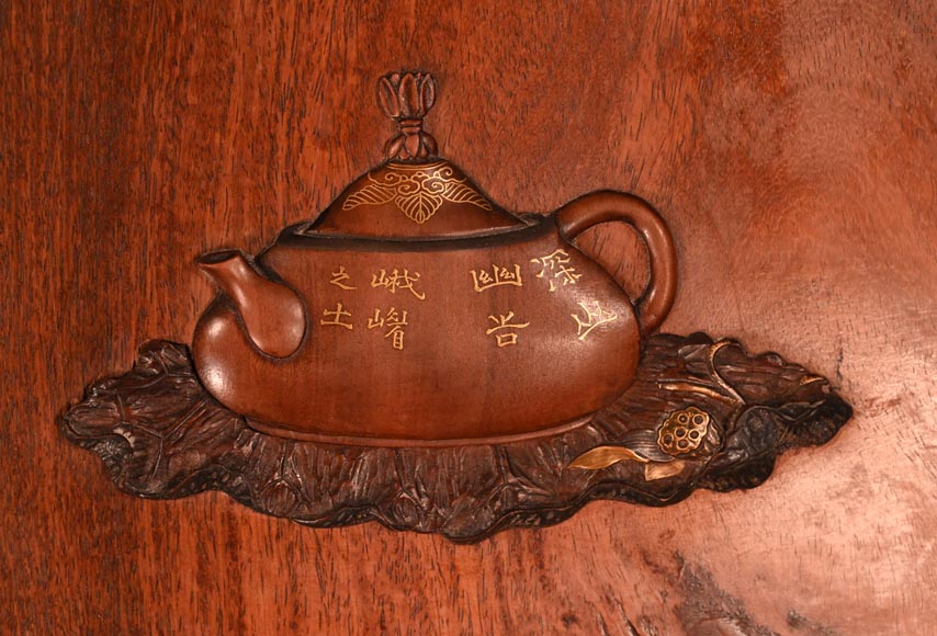 Gabriel VIARDOT (attribué à), Vitrine-armoire japonisante, fin du XIXe siècle Gabriel VIARDOT (attribué à), Vitrine-armoire japonisante, fin du XIXe siècle-7