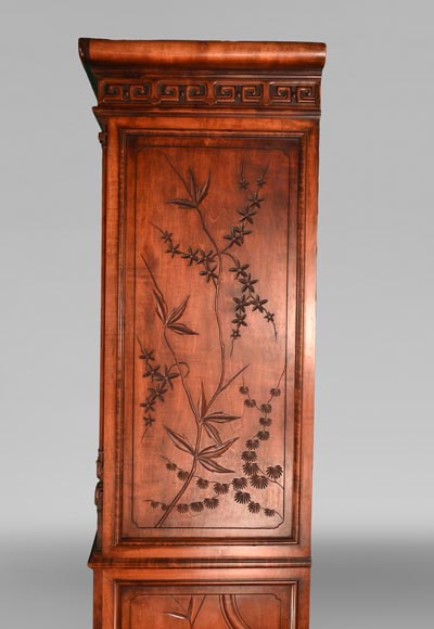 Gabriel VIARDOT (attribué à), Vitrine-armoire japonisante, fin du XIXe siècle Gabriel VIARDOT (attribué à), Vitrine-armoire japonisante, fin du XIXe siècle-13