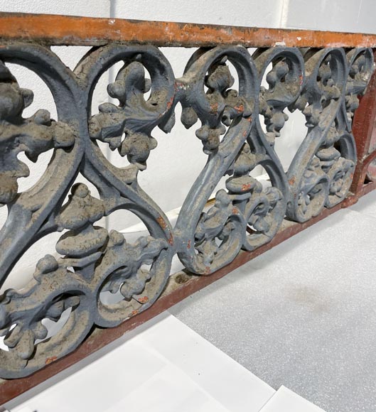 Façade de boucherie XIXe siècle en fonte et fer Façade de boucherie XIXe siècle en fonte et fer-6