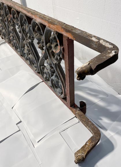 Façade de boucherie XIXe siècle en fonte et fer Façade de boucherie XIXe siècle en fonte et fer-8