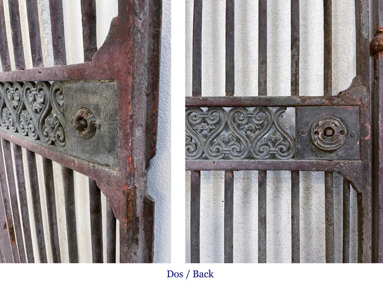 Façade de boucherie XIXe siècle en fonte et fer Façade de boucherie XIXe siècle en fonte et fer-13