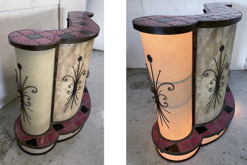 Comptoir italien avec chaises, années 70 Comptoir italien avec chaises, années 70-4