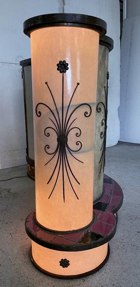 Comptoir italien avec chaises, années 70 Comptoir italien avec chaises, années 70-5