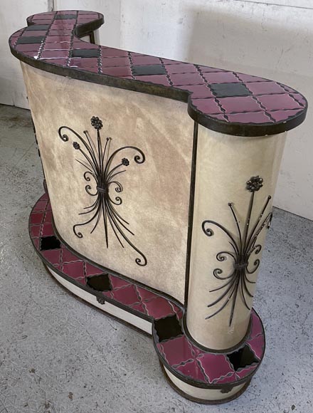 Comptoir italien avec chaises, années 70 Comptoir italien avec chaises, années 70-6