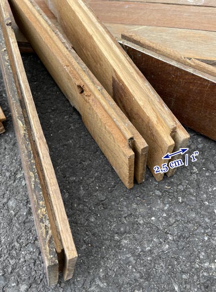 Lot de 45 m² de parquet linéaire en chêne Lot de 45 m² de parquet linéaire en chêne-4