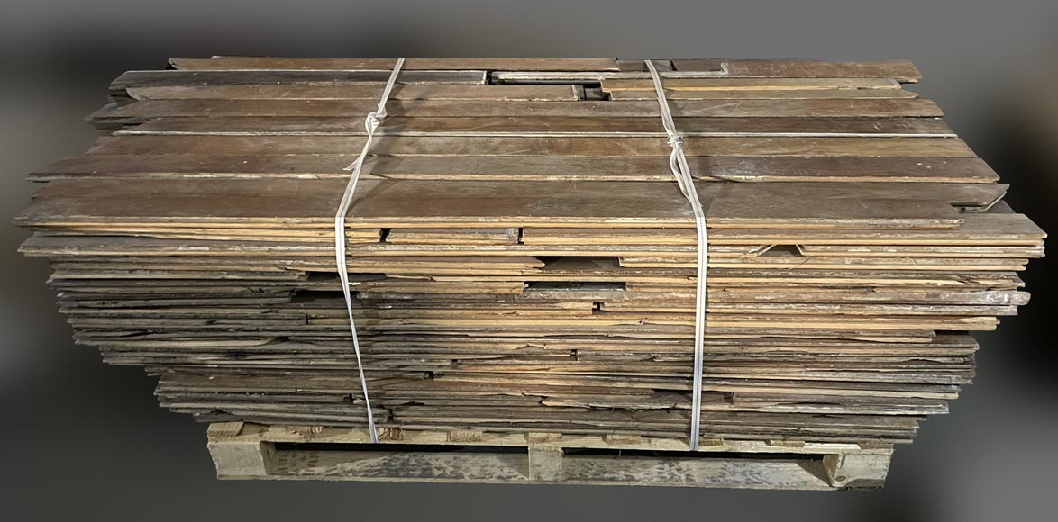 Lot de 45 m² de parquet linéaire en chêne Lot de 45 m² de parquet linéaire en chêne-7