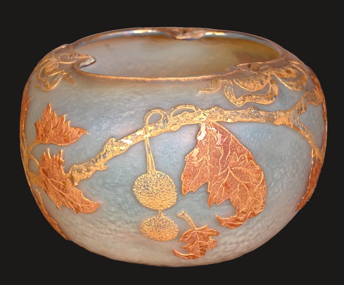 DAUM Nancy — Vase Art Nouveau « Feuilles d’érable » DAUM Nancy — Vase Art Nouveau « Feuilles d’érable »-1
