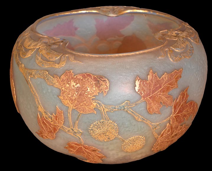 DAUM Nancy — Vase Art Nouveau « Feuilles d’érable » DAUM Nancy — Vase Art Nouveau « Feuilles d’érable »-2