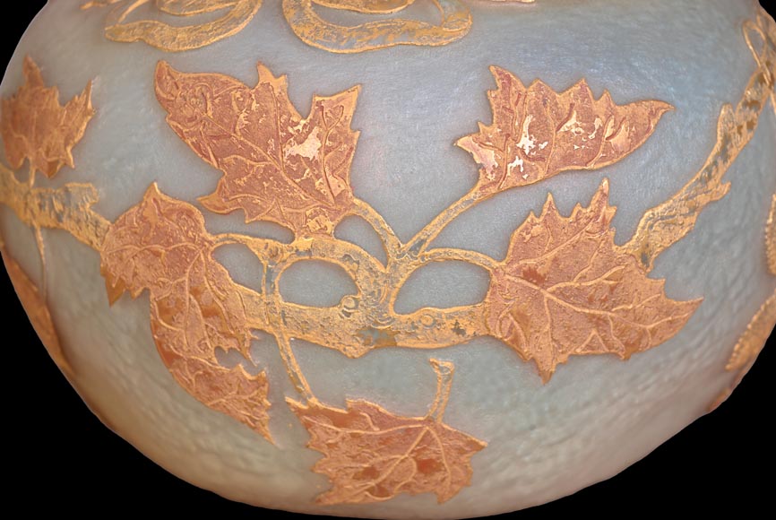 DAUM Nancy — Vase Art Nouveau « Feuilles d’érable » DAUM Nancy — Vase Art Nouveau « Feuilles d’érable »-4