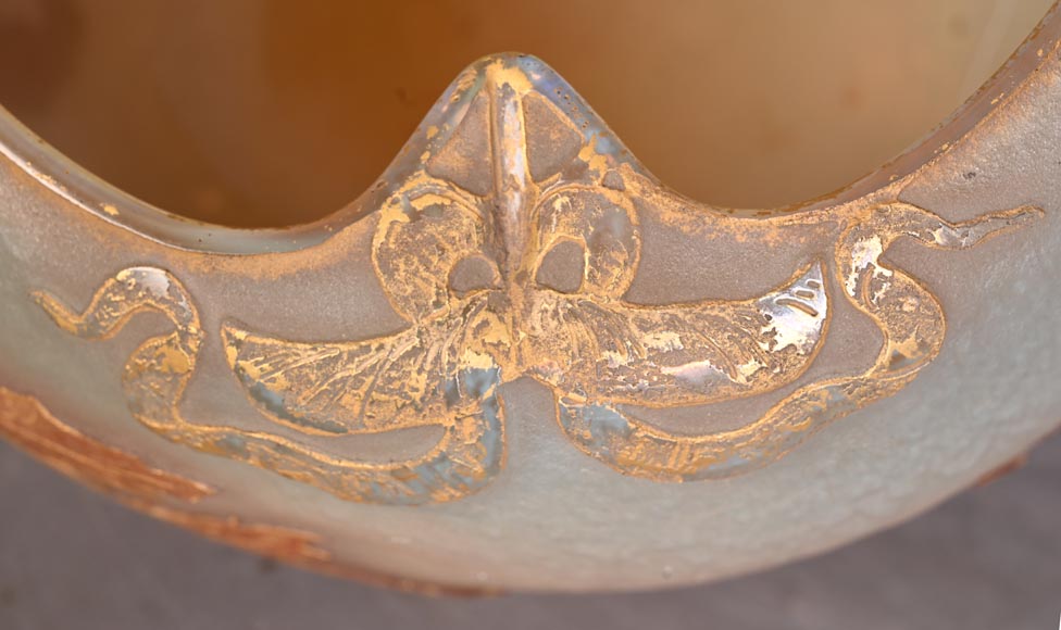DAUM Nancy — Vase Art Nouveau « Feuilles d’érable » DAUM Nancy — Vase Art Nouveau « Feuilles d’érable »-6