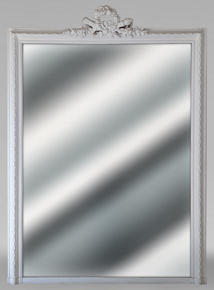 Trumeau de style Louis XVI à la couronne de laurier Trumeau de style Louis XVI à la couronne de laurier-0