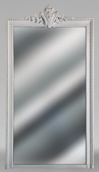 Trumeau de style Napoléon III au ruban croisé Trumeau de style Napoléon III au ruban croisé-0