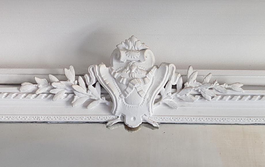 Trumeau de style Napoléon III au ruban croisé Trumeau de style Napoléon III au ruban croisé-1