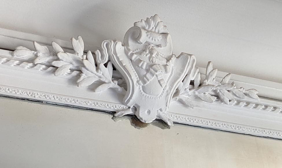 Trumeau de style Napoléon III au ruban croisé Trumeau de style Napoléon III au ruban croisé-2