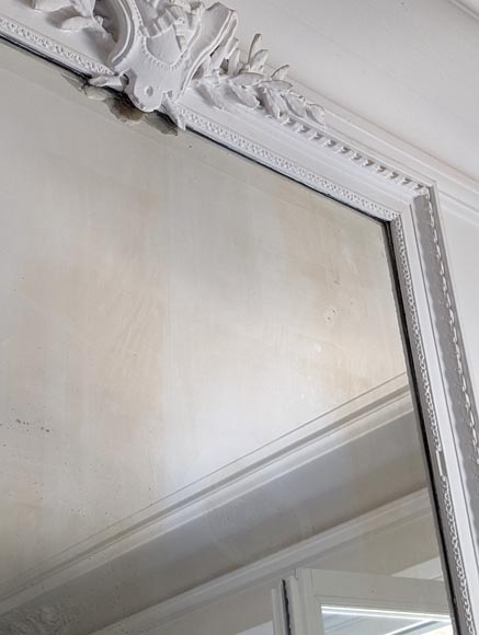 Trumeau de style Napoléon III au ruban croisé Trumeau de style Napoléon III au ruban croisé-4